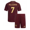 AS Roma Lorenzo Pellegrini #7 Hjemmedraktsett Barn 2024-25 Kortermet (+ korte bukser)